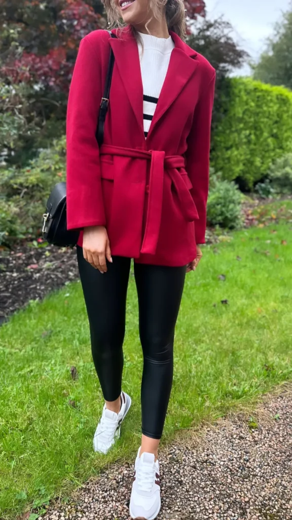 ROSY DAYS DESVENCHY Coats & Jackets^Sawyer Red Belted Short Coat