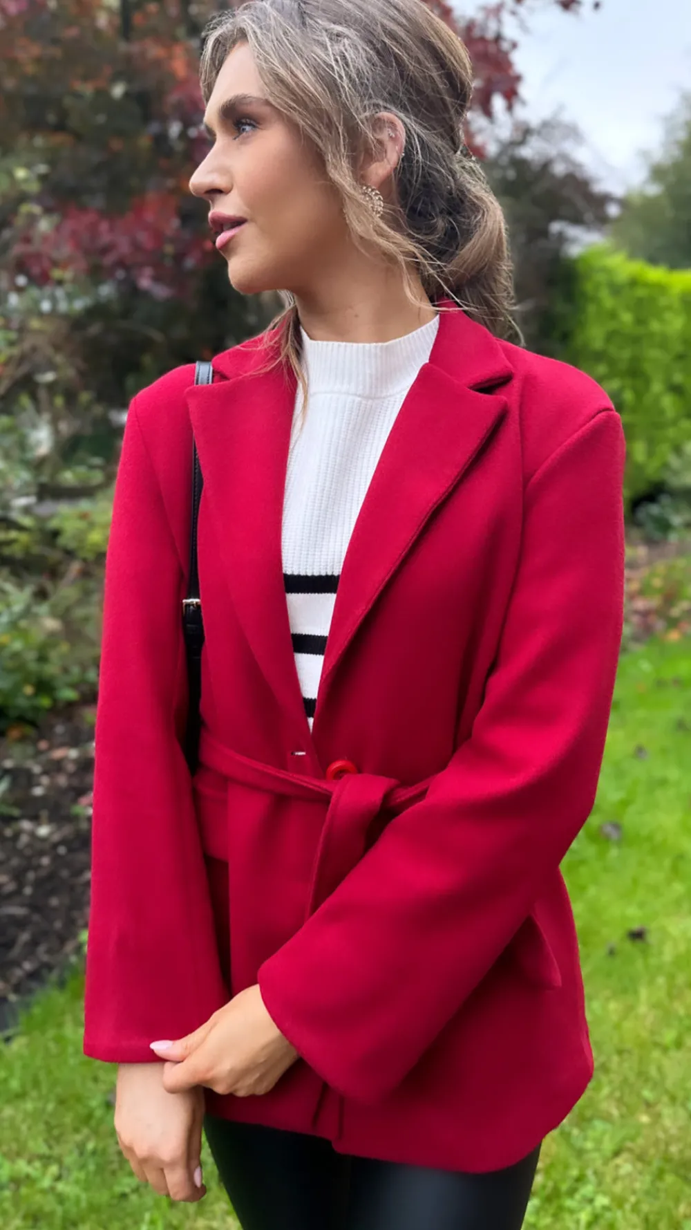 sawyer_red_belted_short_c_1.webp ROSY DAYS DESVENCHY Coats & Jackets^Sawyer Red Belted Short Coat