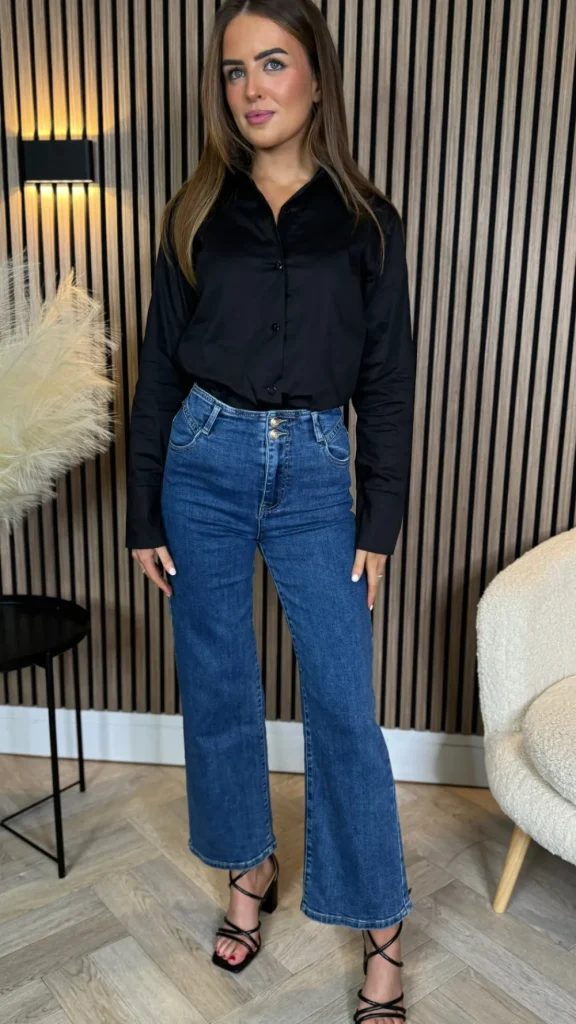ESTEE BROWN Tops^Skye Black Collared Shirt