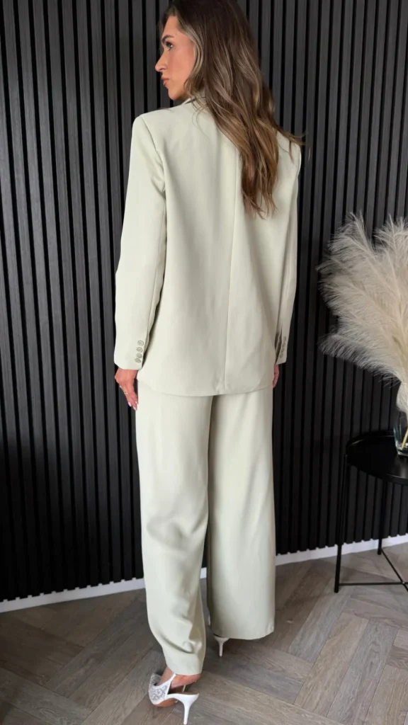FEELKOO Trousers^Uma Light Green Wide Leg Trousers