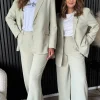 FEELKOO Blazers^Verona Light Green Oversized Blazer