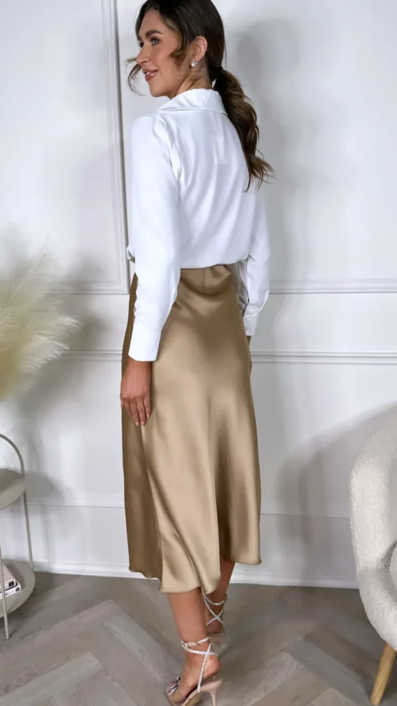 COPPEROSE Skirts & Shorts^Yaella Camel Midi Skirt