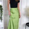 COPPEROSE Skirts & Shorts^Yaella Light Green Midi Skirt